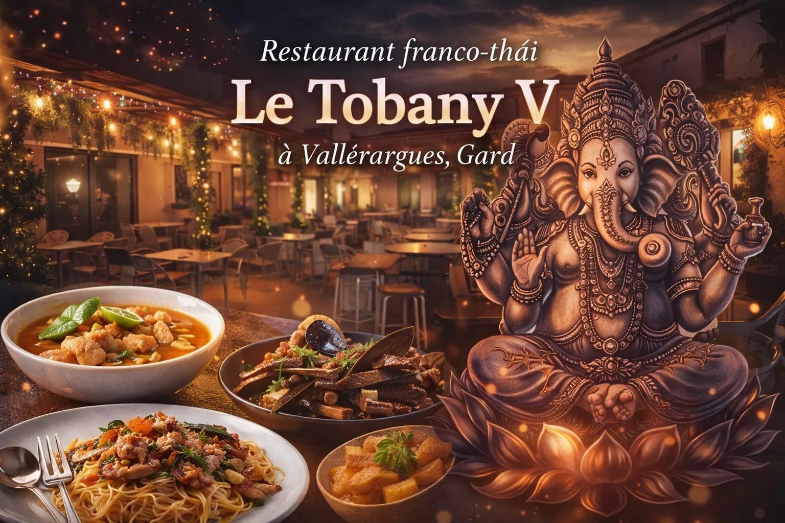 Le Tobany V à Vallérargues : la surprenante cuisine franco-thaïe qui séduit le Gard
