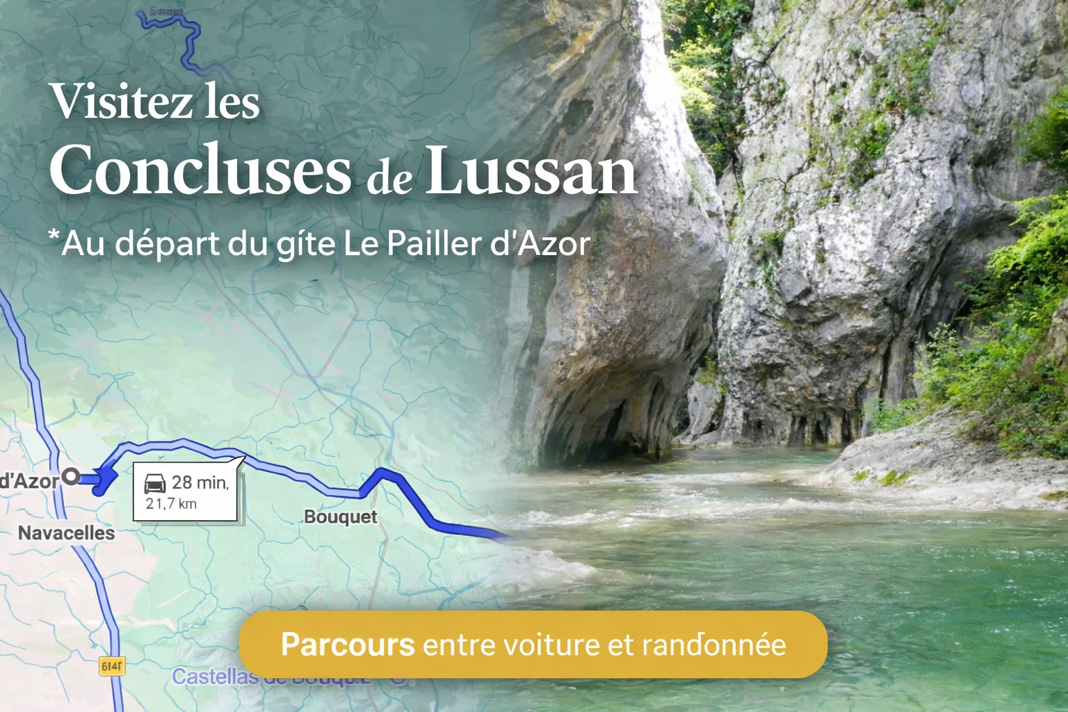 Les Concluses de Lussan : une randonnée spectaculaire à 30 minutes du Pailler d’Azor