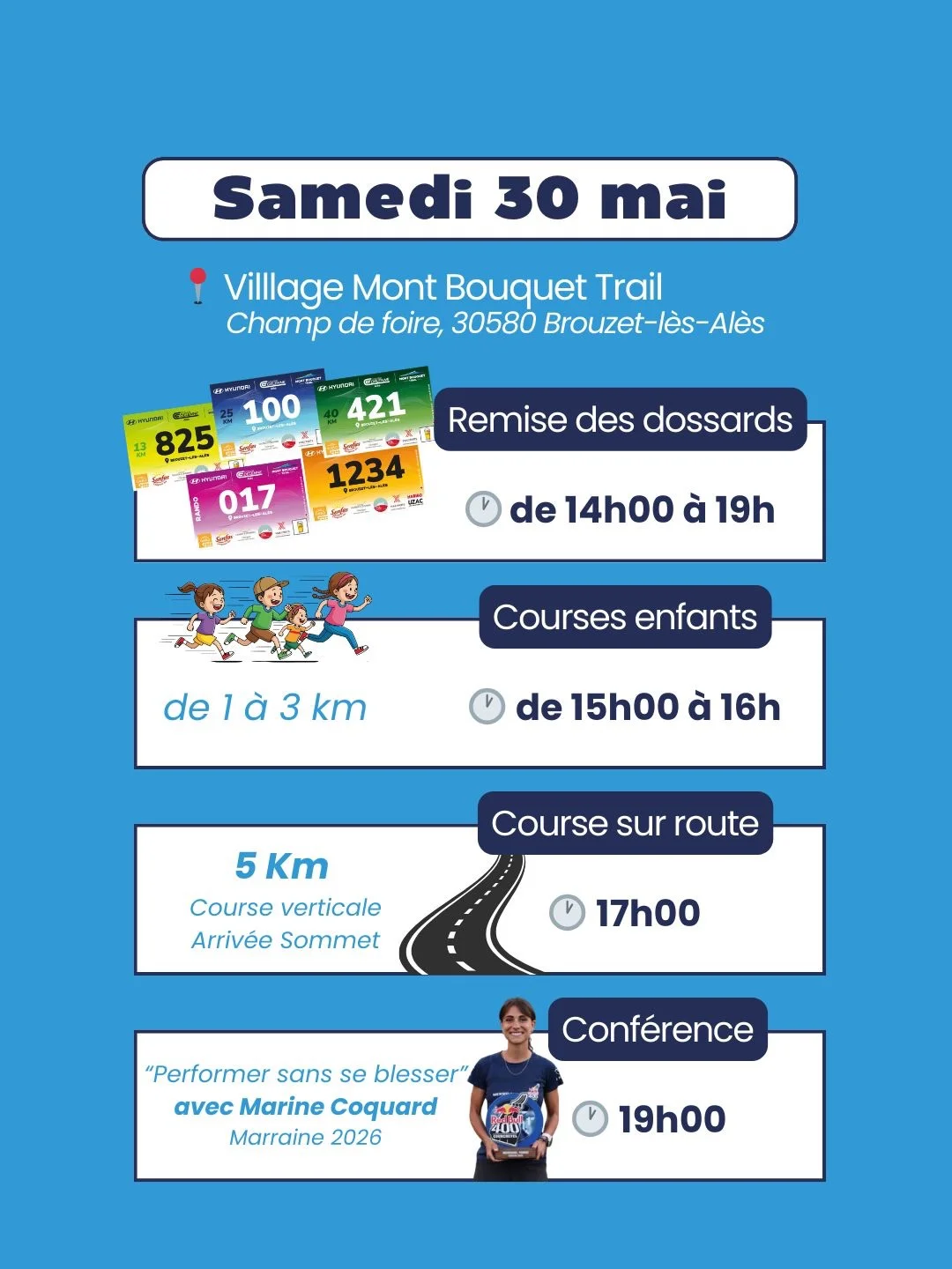 Trail Mont bouquet 2026 30 mai